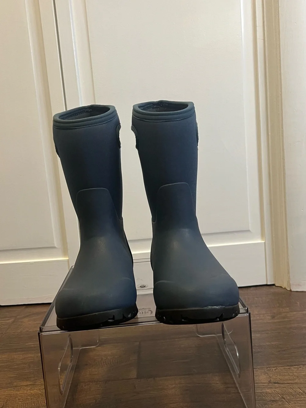Bogs Kids York Solid Waterproof Boots Size Youth 2 Color Blue